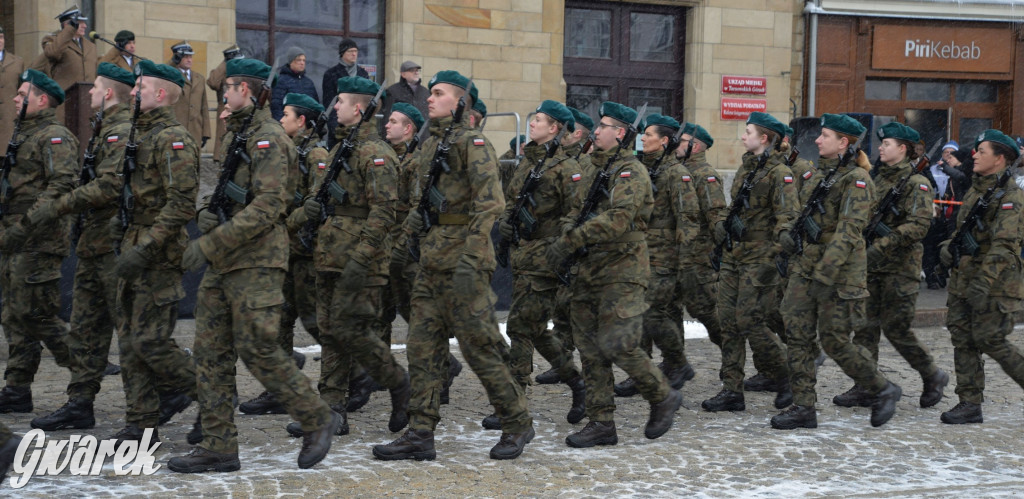 Tarnowskie Góry. Przysięga wojskowa na rynku