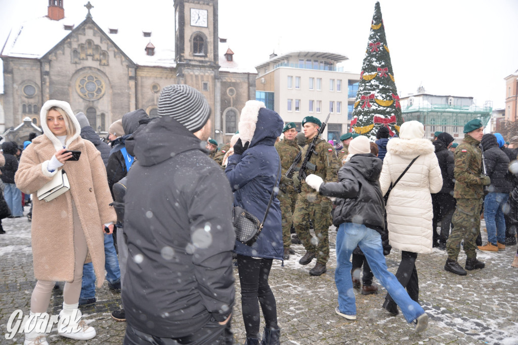 Tarnowskie Góry. Przysięga wojskowa na rynku