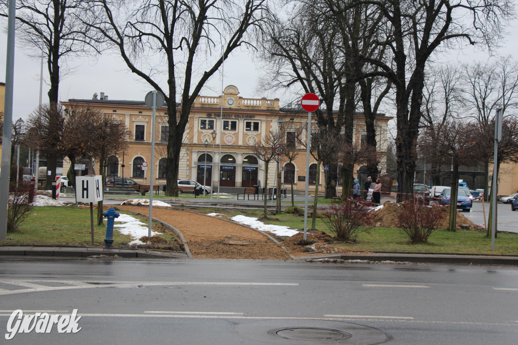 Tarnowskie Góry. Budują ścieżki rowerowe, są korki