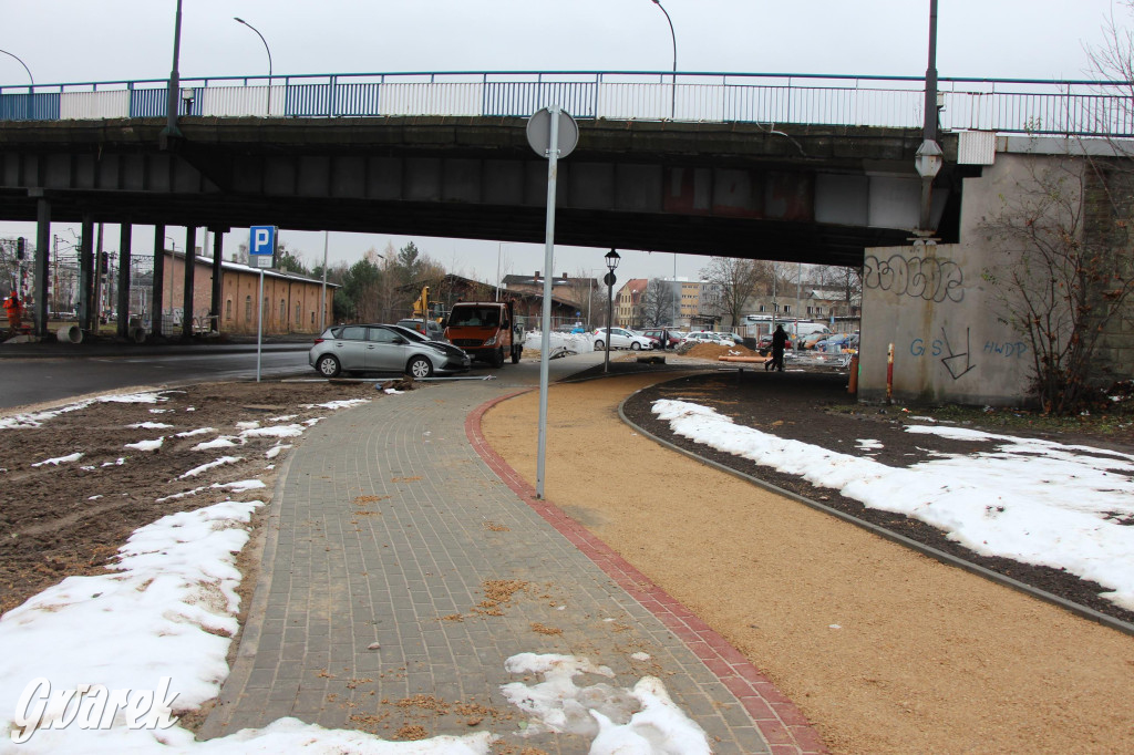 Tarnowskie Góry. Budują ścieżki rowerowe, są korki