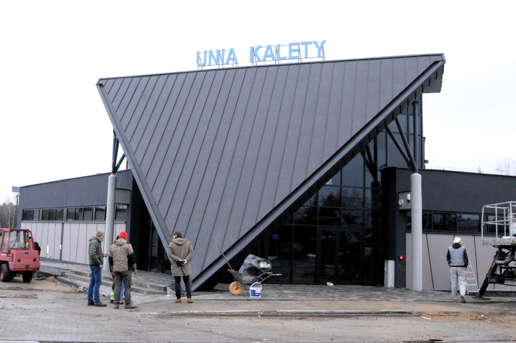 Kalety. Nowy pawilon KS Unia Kalety