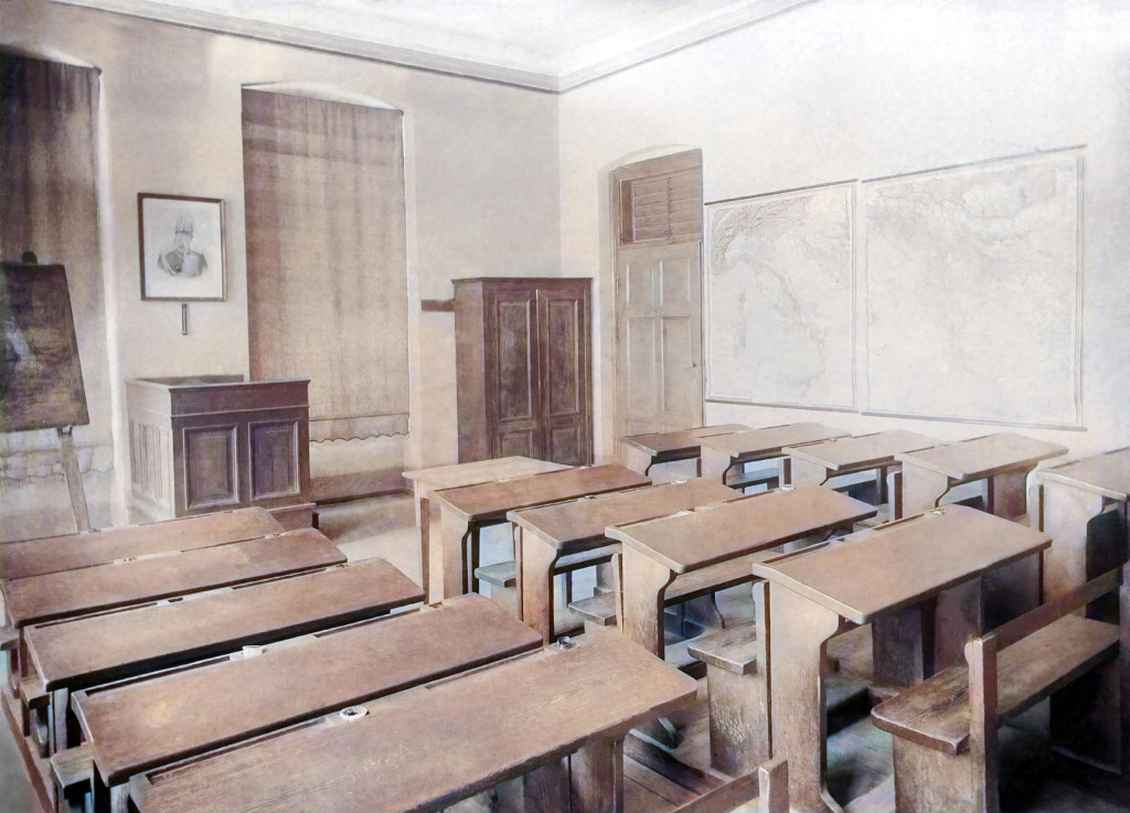 Budynek Staszica 125 lat temu