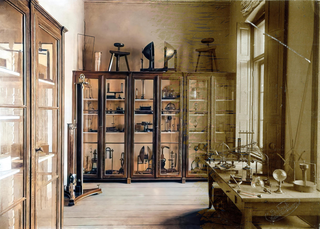 Budynek Staszica 125 lat temu