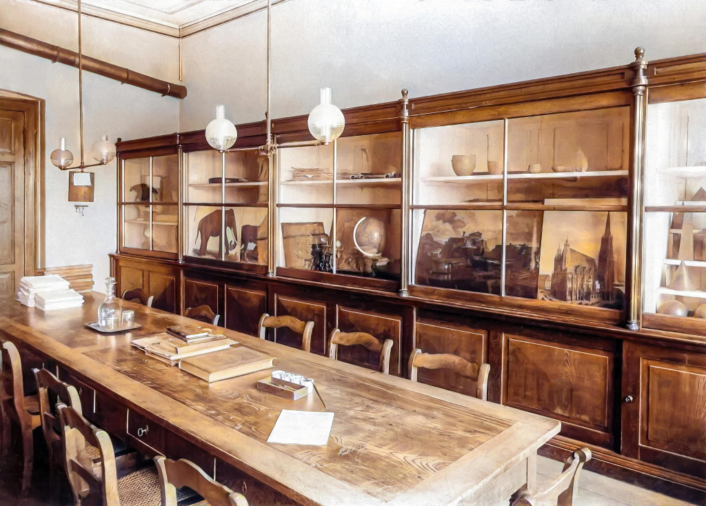 Budynek Staszica 125 lat temu