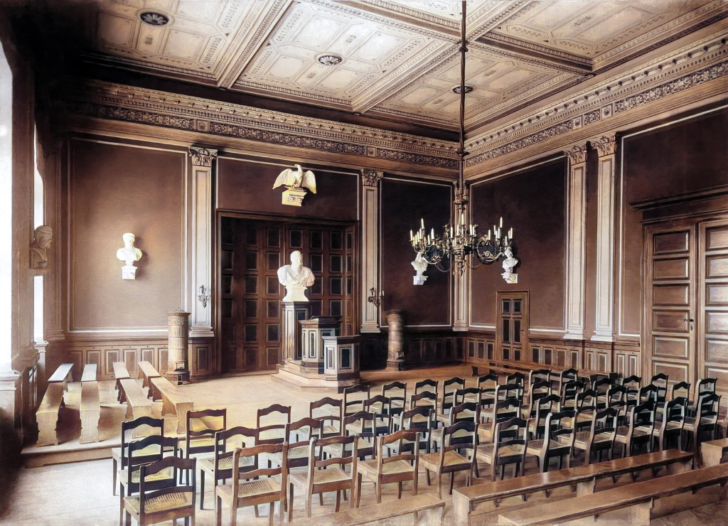 Budynek Staszica 125 lat temu