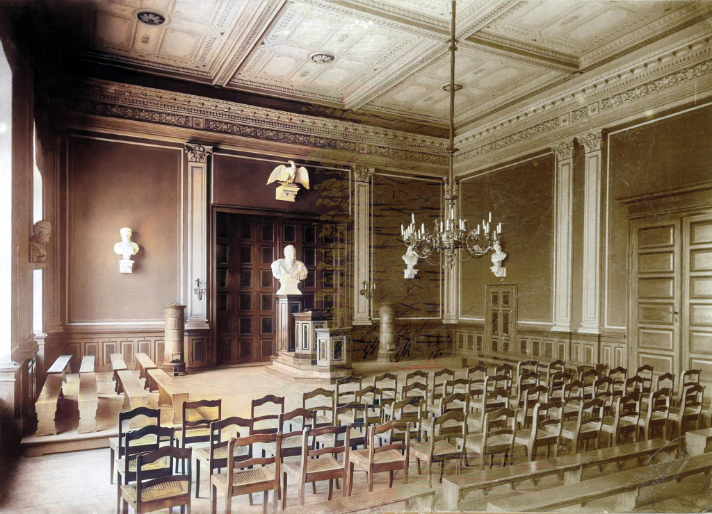 Budynek Staszica 125 lat temu