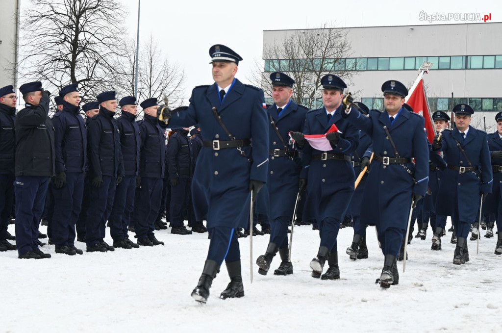 Ślubowanie nowych policjantów