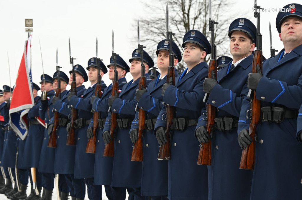 Ślubowanie nowych policjantów