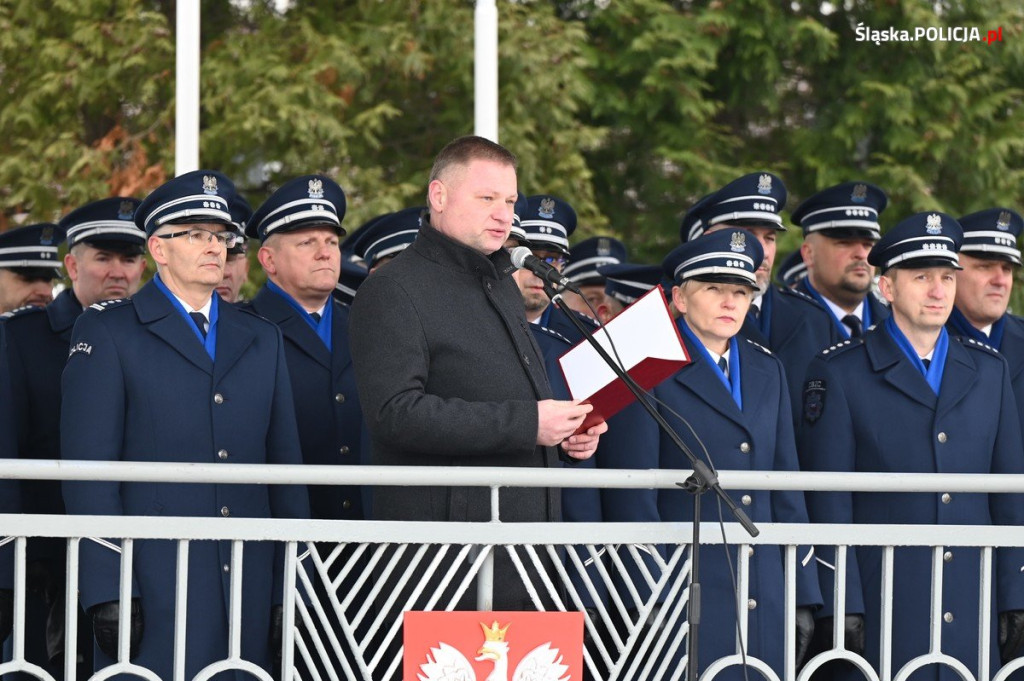 Ślubowanie nowych policjantów