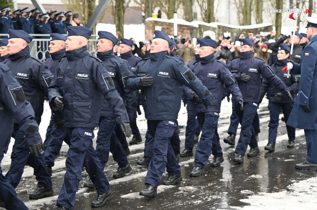 Ślubowanie nowych policjantów