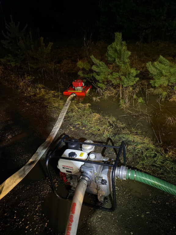 Zalane piwnice, posesje i garaż. Dużo interwencji strażaków