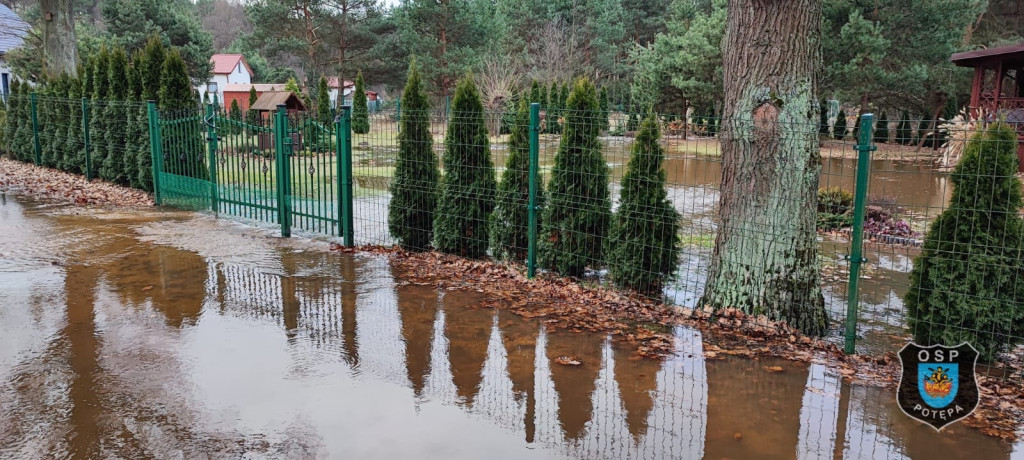Zalane piwnice, posesje i garaż. Dużo interwencji strażaków