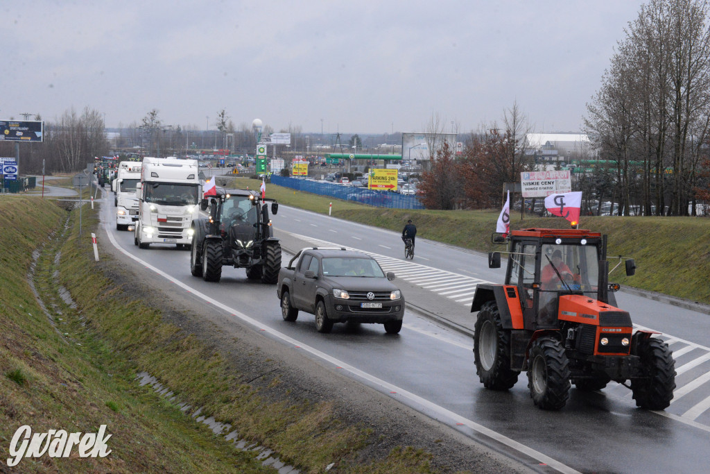 Pyrzowice. Protest rolników i myśliwych
