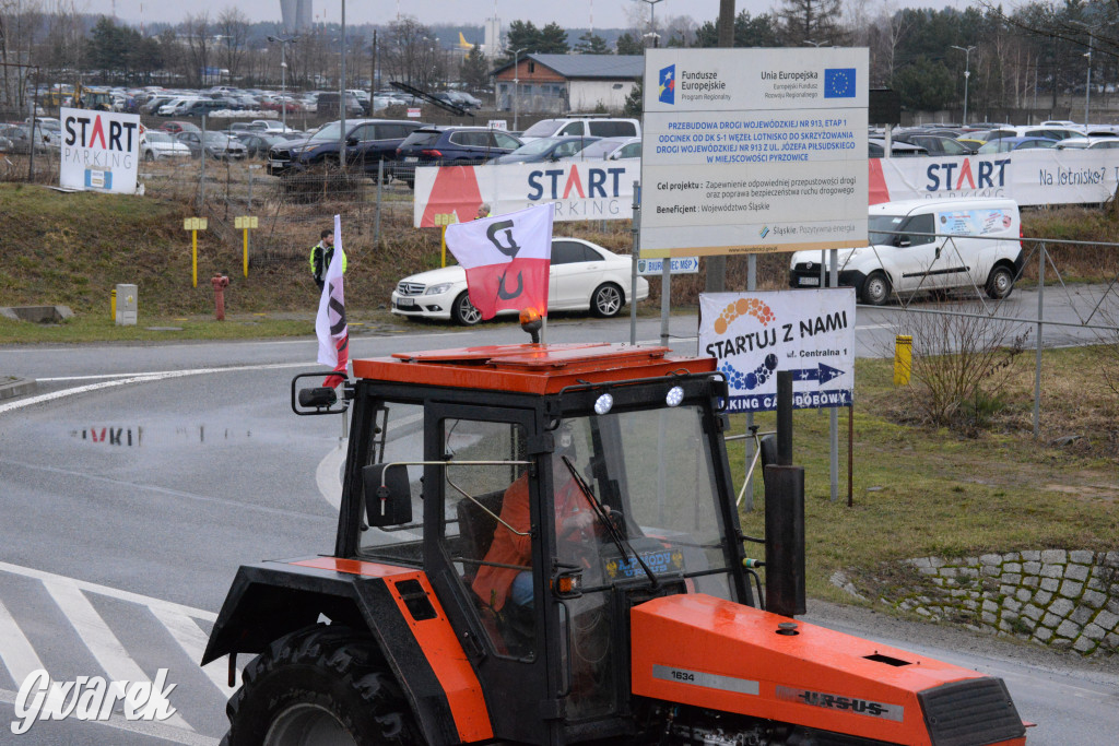 Pyrzowice. Protest rolników i myśliwych