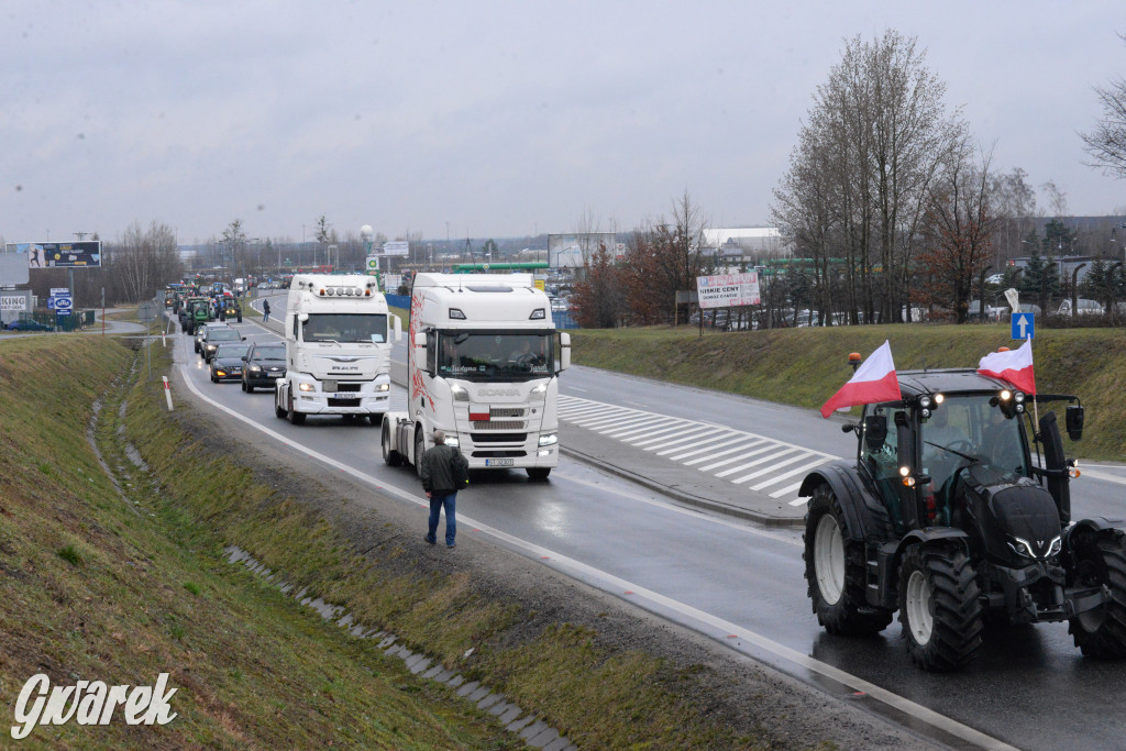 Pyrzowice. Protest rolników i myśliwych