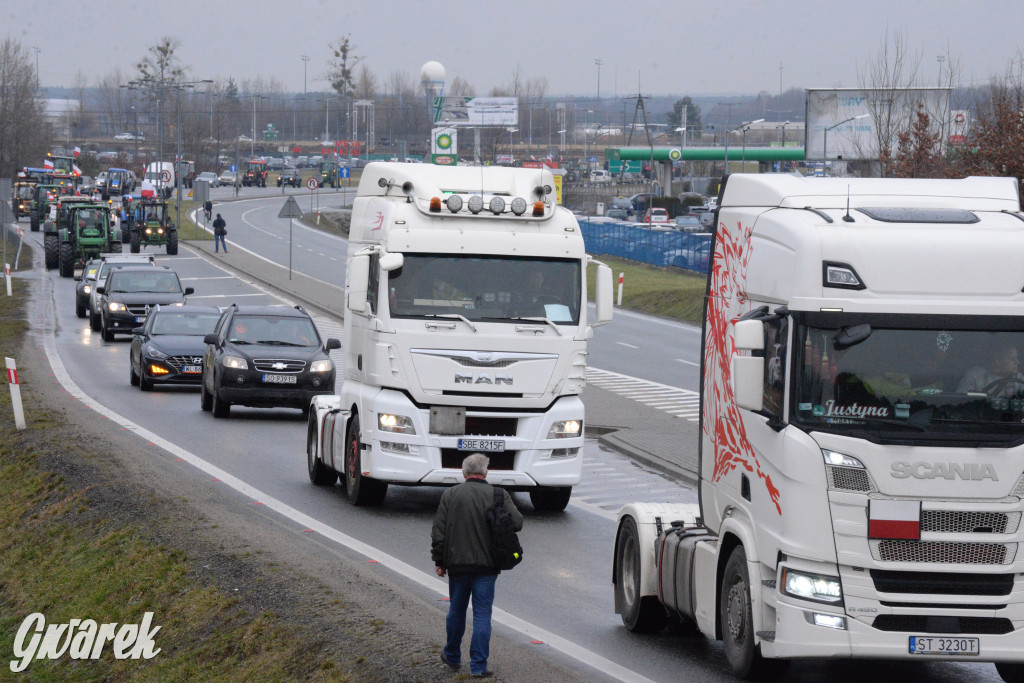 Pyrzowice. Protest rolników i myśliwych
