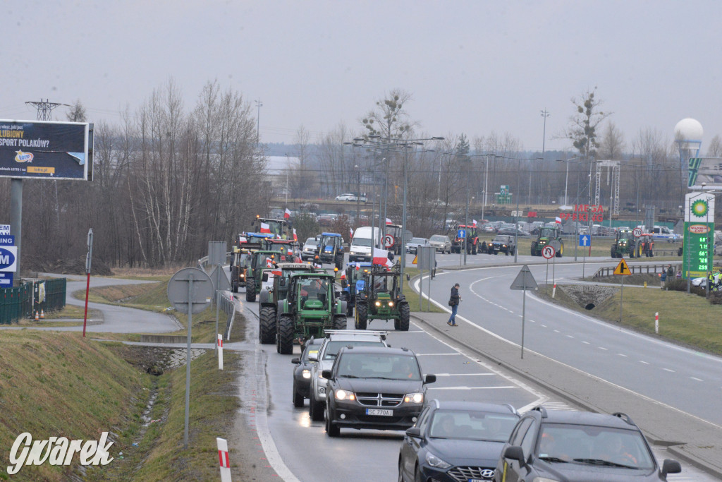 Pyrzowice. Protest rolników i myśliwych