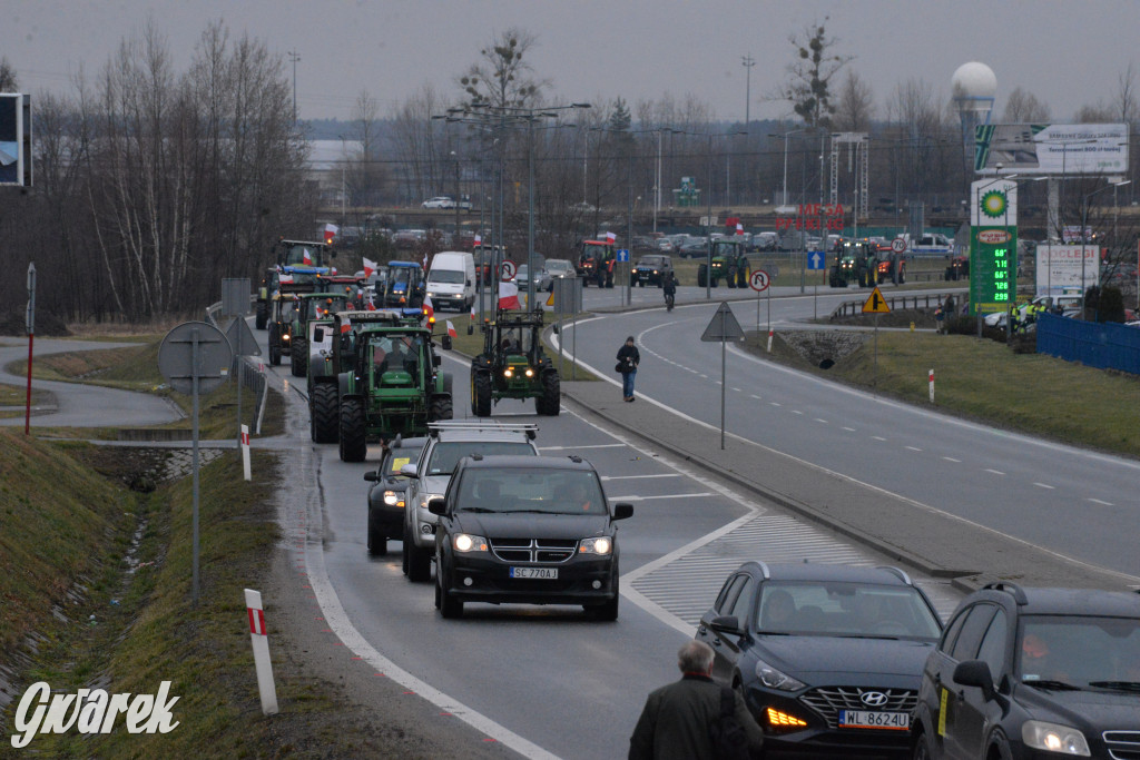Pyrzowice. Protest rolników i myśliwych