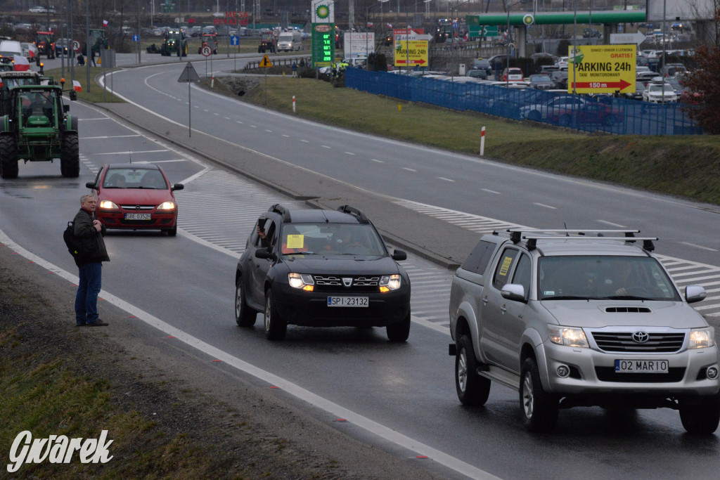Pyrzowice. Protest rolników i myśliwych