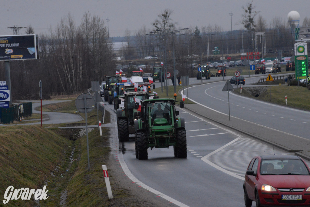 Pyrzowice. Protest rolników i myśliwych