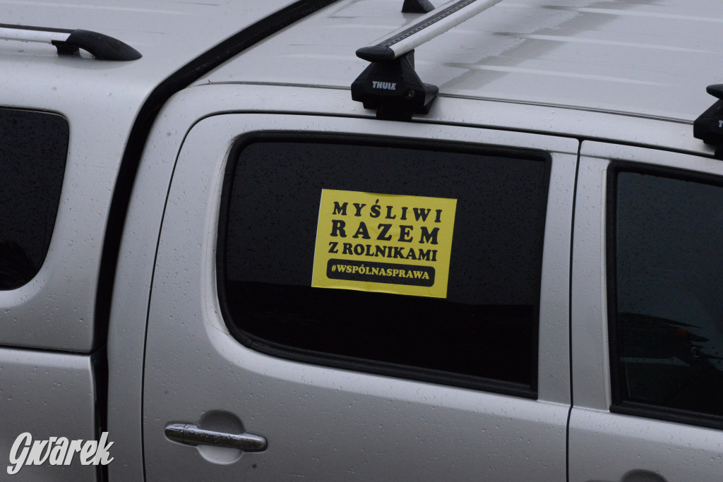 Pyrzowice. Protest rolników i myśliwych