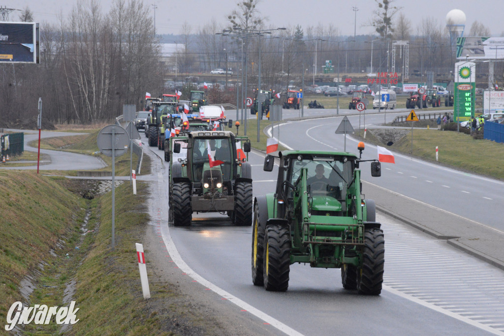 Pyrzowice. Protest rolników i myśliwych
