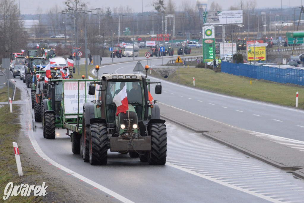 Pyrzowice. Protest rolników i myśliwych