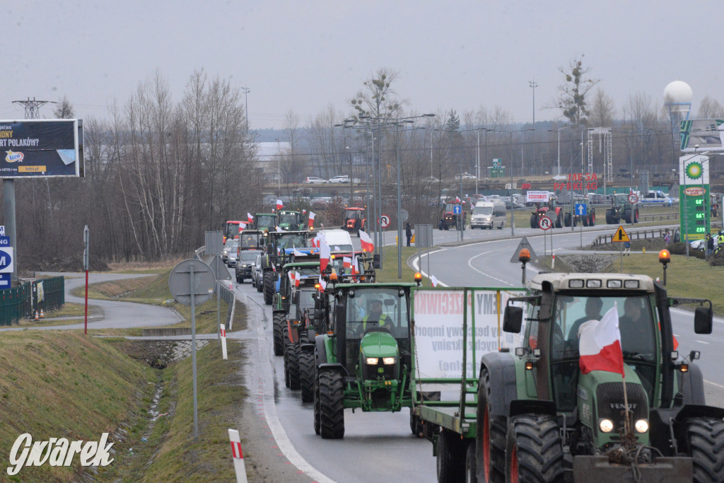 Pyrzowice. Protest rolników i myśliwych