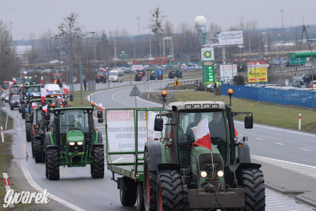 Pyrzowice. Protest rolników i myśliwych