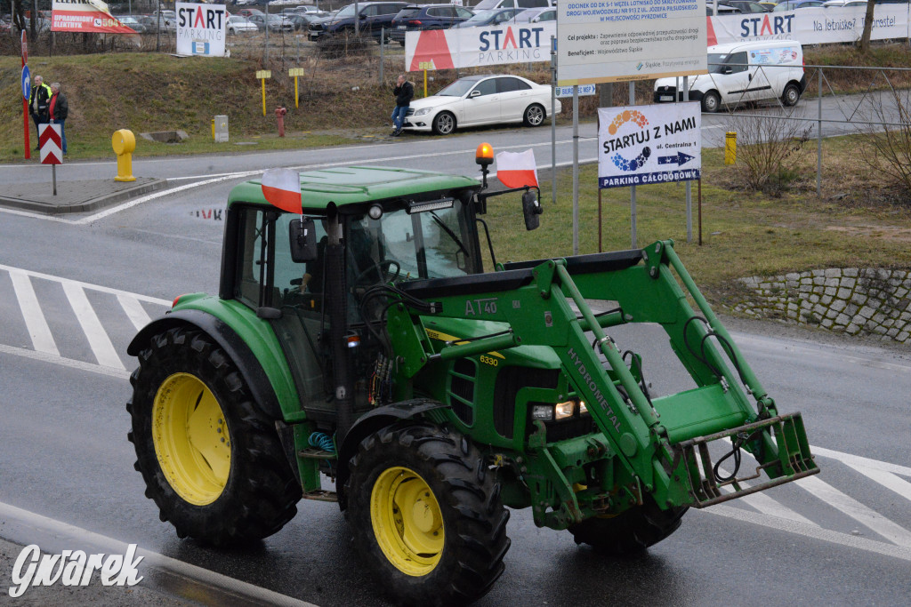 Pyrzowice. Protest rolników i myśliwych