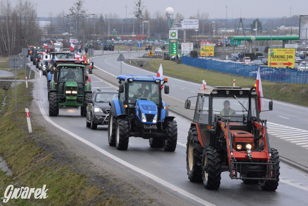 Pyrzowice. Protest rolników i myśliwych