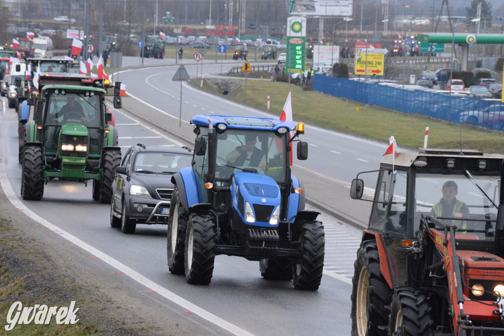 Pyrzowice. Protest rolników i myśliwych