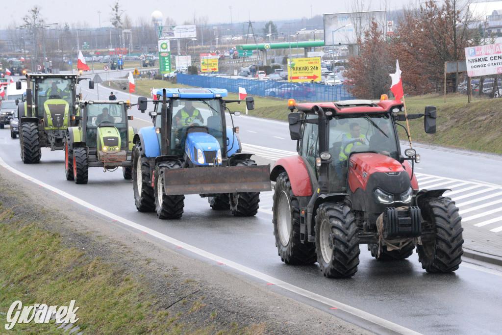Pyrzowice. Protest rolników i myśliwych