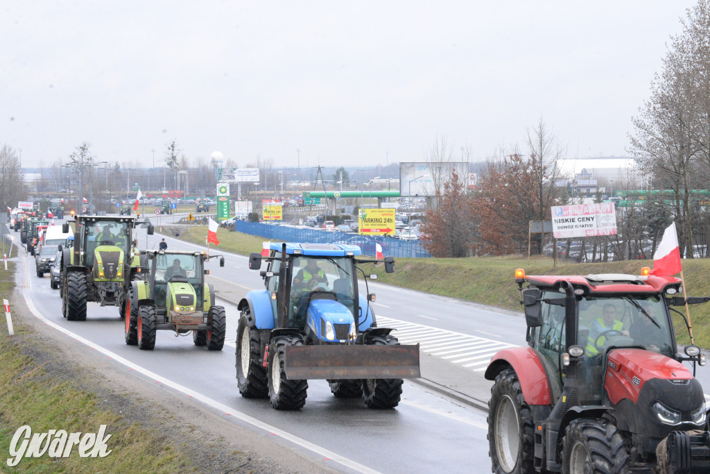Pyrzowice. Protest rolników i myśliwych