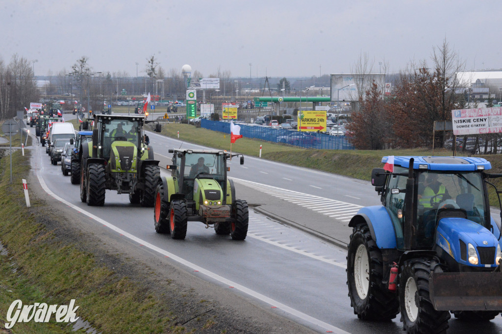 Pyrzowice. Protest rolników i myśliwych