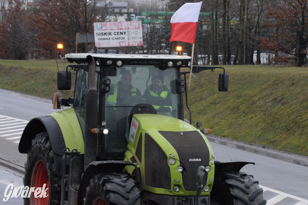 Pyrzowice. Protest rolników i myśliwych