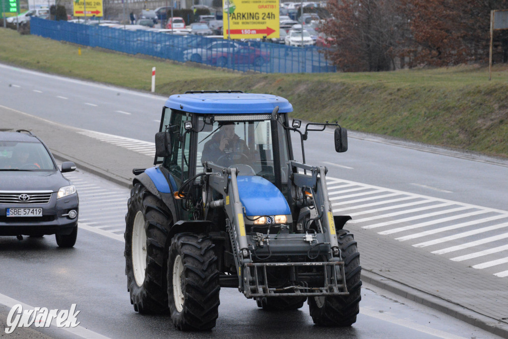 Pyrzowice. Protest rolników i myśliwych