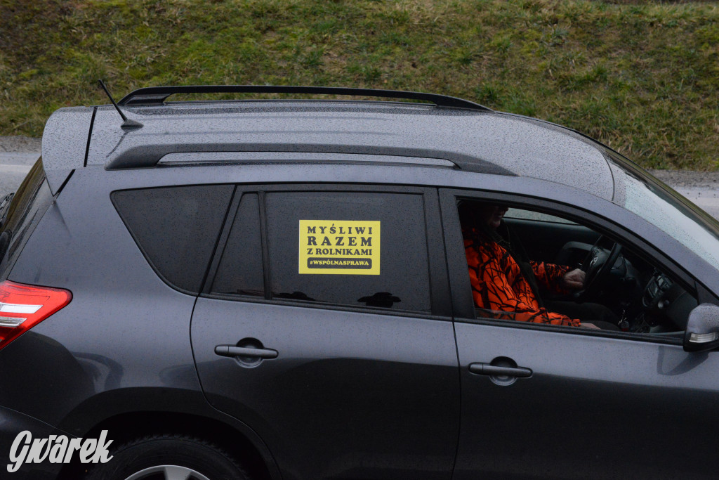 Pyrzowice. Protest rolników i myśliwych