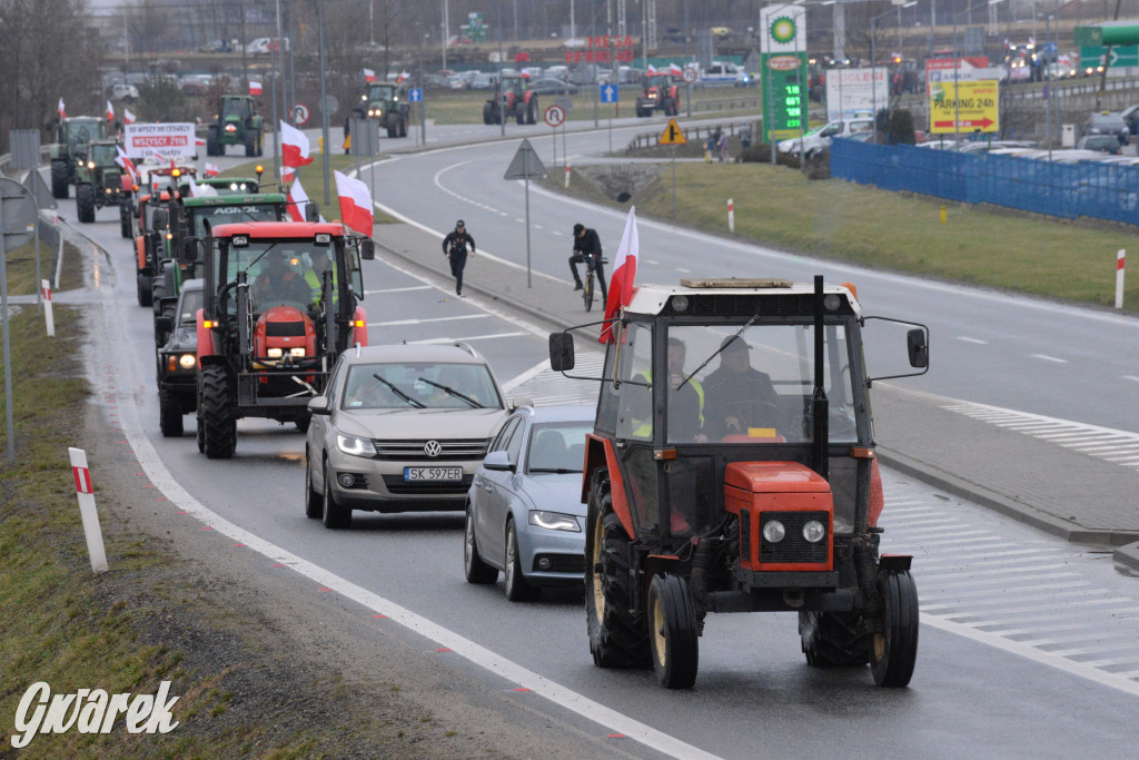 Pyrzowice. Protest rolników i myśliwych