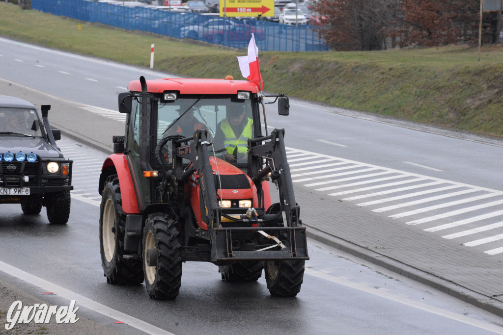 Pyrzowice. Protest rolników i myśliwych
