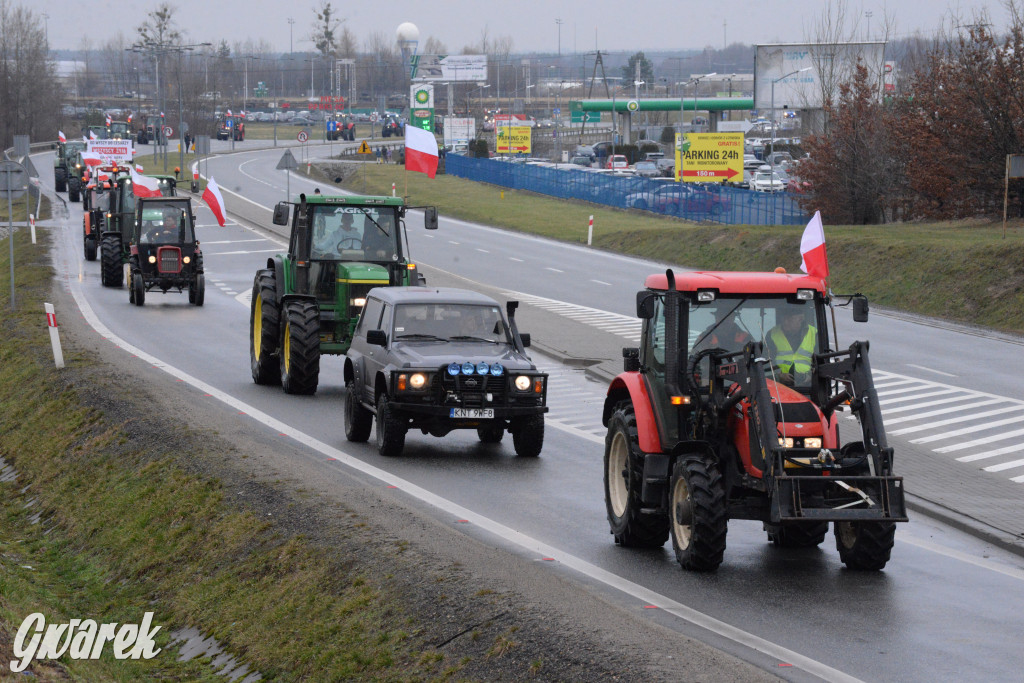 Pyrzowice. Protest rolników i myśliwych