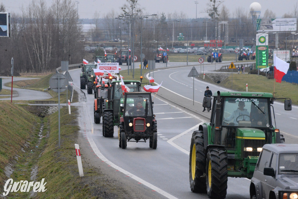 Pyrzowice. Protest rolników i myśliwych