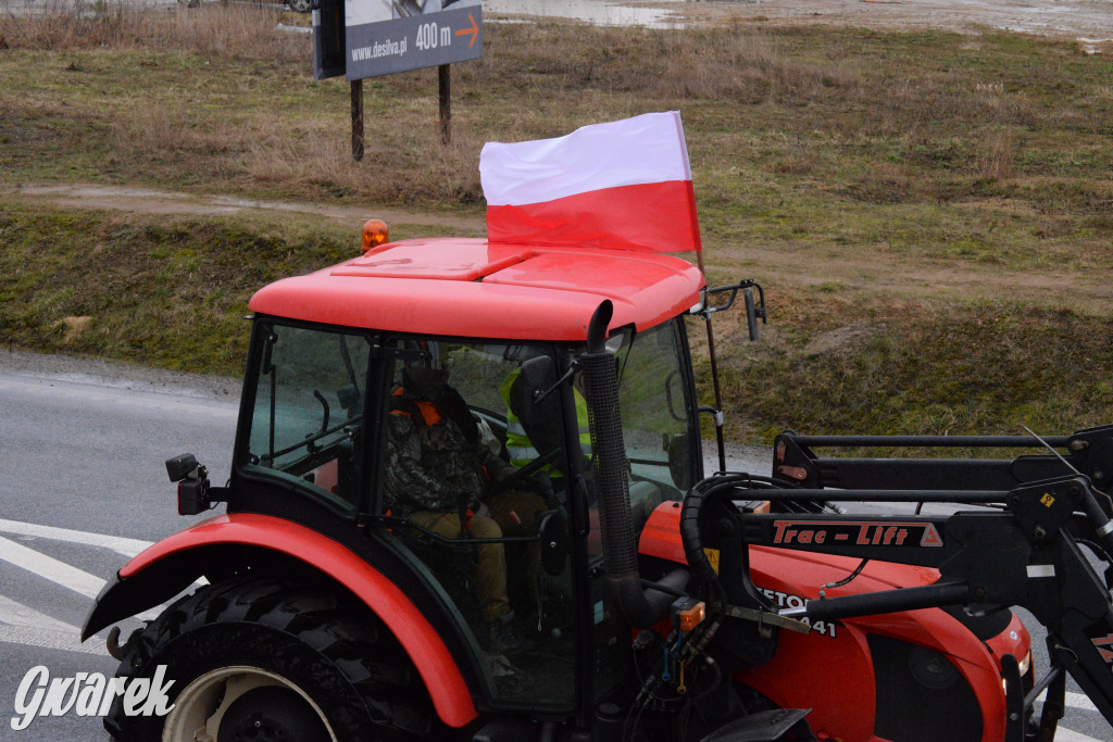 Pyrzowice. Protest rolników i myśliwych