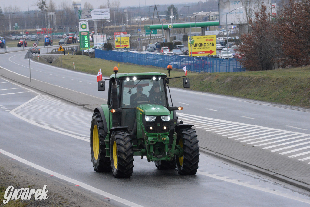 Pyrzowice. Protest rolników i myśliwych