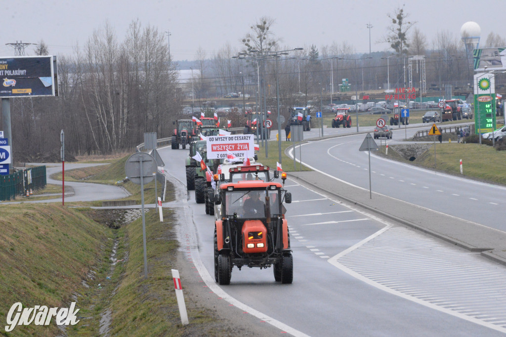 Pyrzowice. Protest rolników i myśliwych