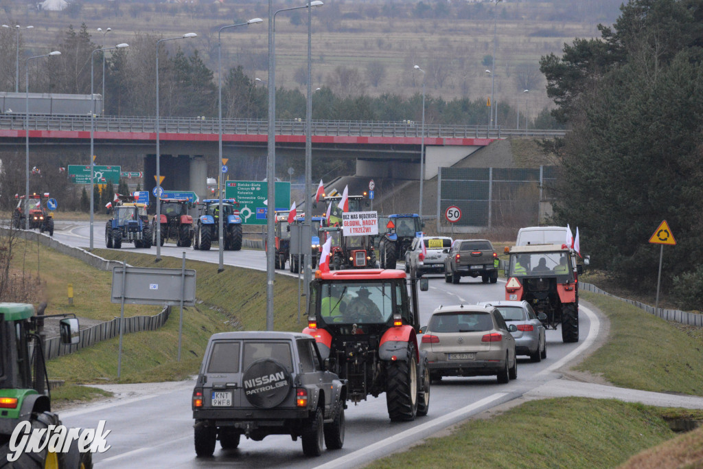 Pyrzowice. Protest rolników i myśliwych