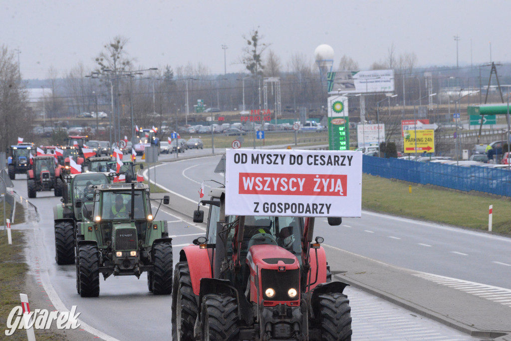 Pyrzowice. Protest rolników i myśliwych
