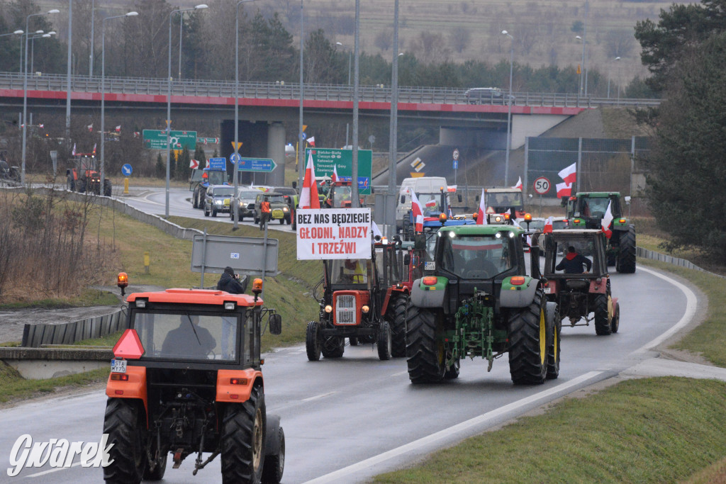 Pyrzowice. Protest rolników i myśliwych