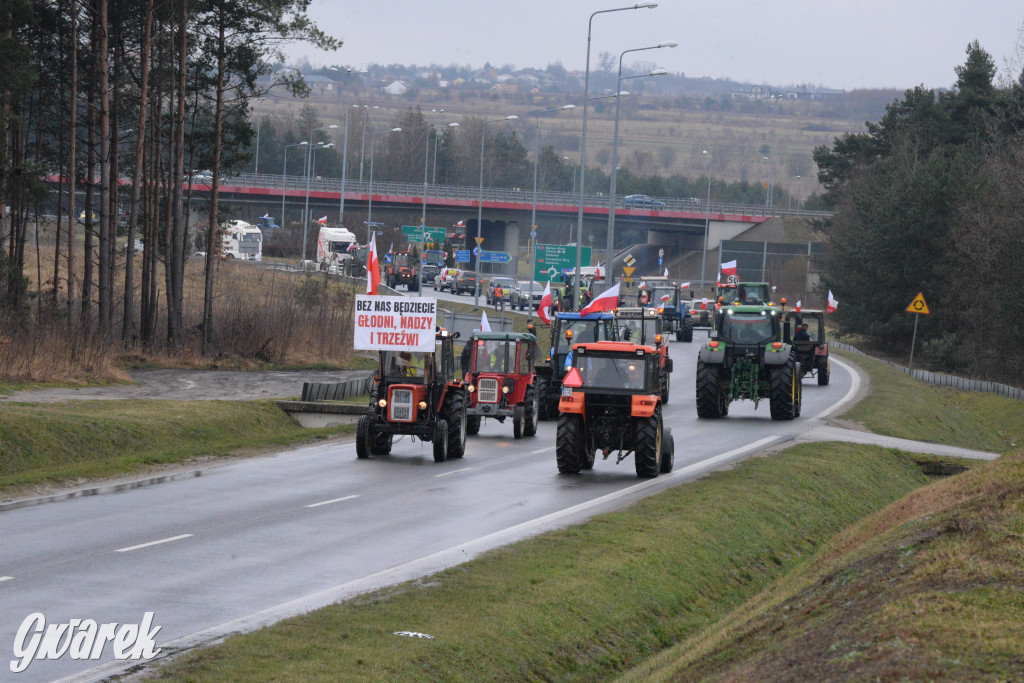 Pyrzowice. Protest rolników i myśliwych
