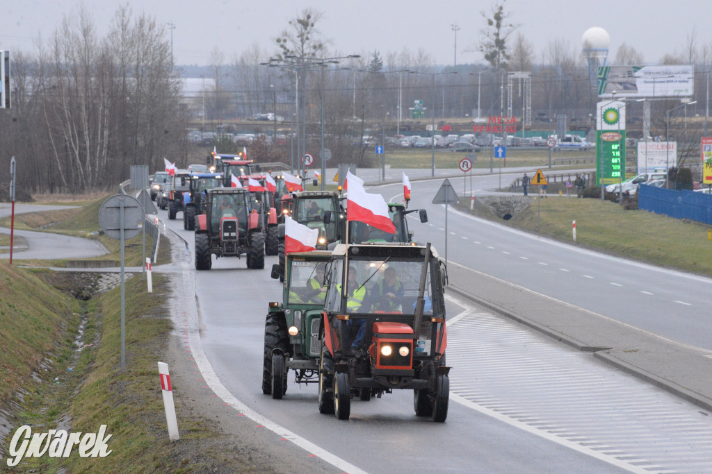 Pyrzowice. Protest rolników i myśliwych